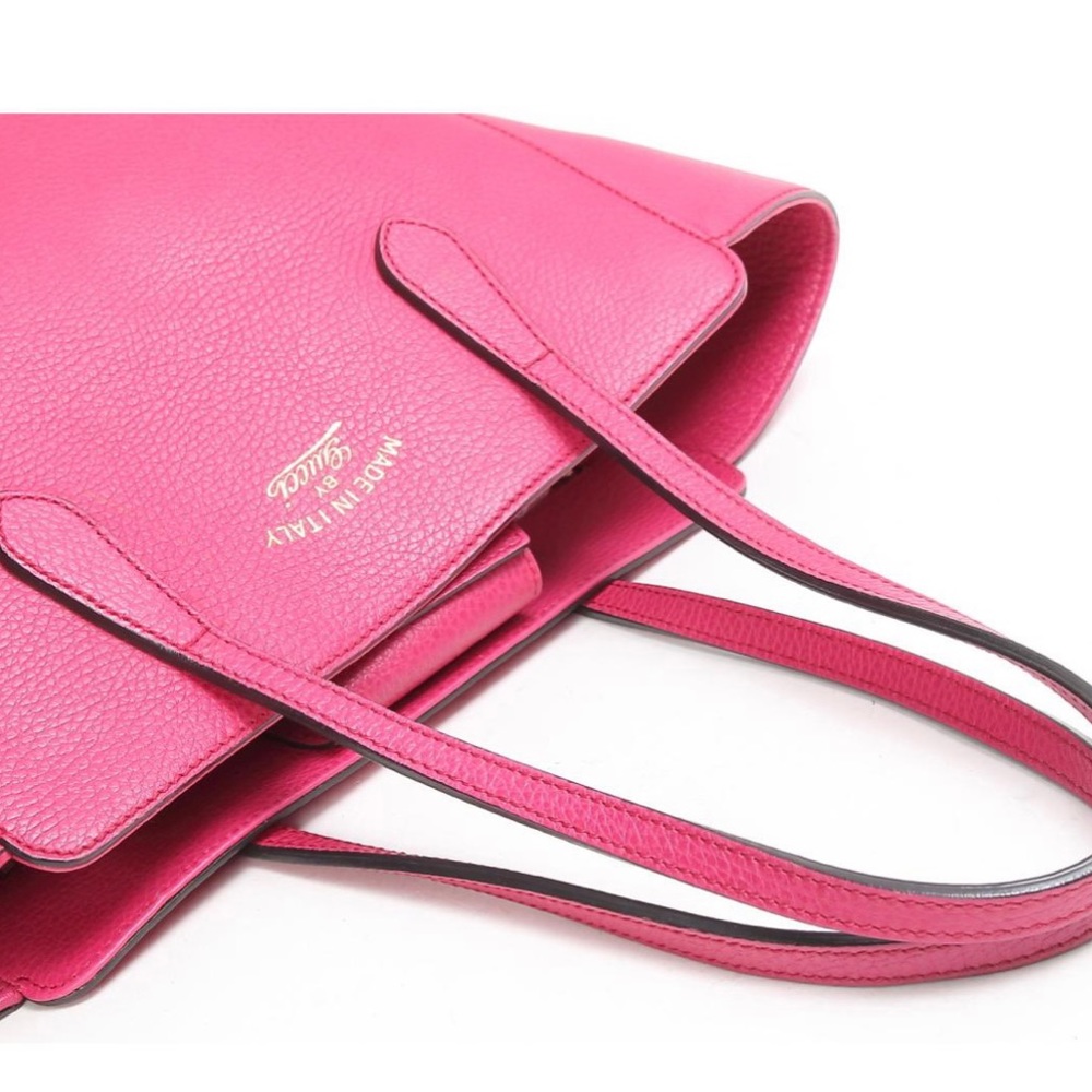 Gucci Swing 354408 Leather Tote Bag Pink - Picture 7 of 10